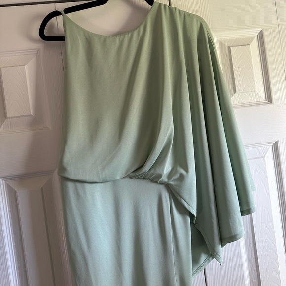 ASOS long one shoulder backless dress - Picture 2 of 3